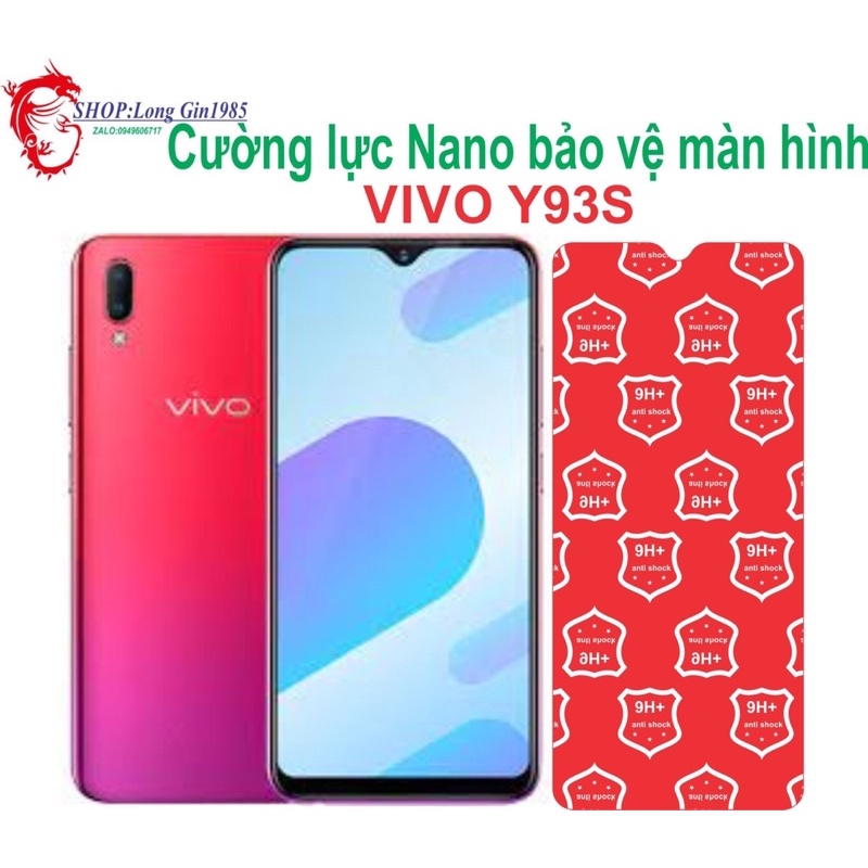 Vivo Y93S Cường lực Nano chống va đập chống trầy xước tốt