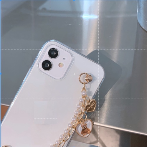 Ốp Điện Thoại Tpu In Hình Gấu Vàng Kèm Dây Đeo Cho iPhone 7 8 plus iPhonex/xs xr xs max iPhone11 11 Pro 11 Promax