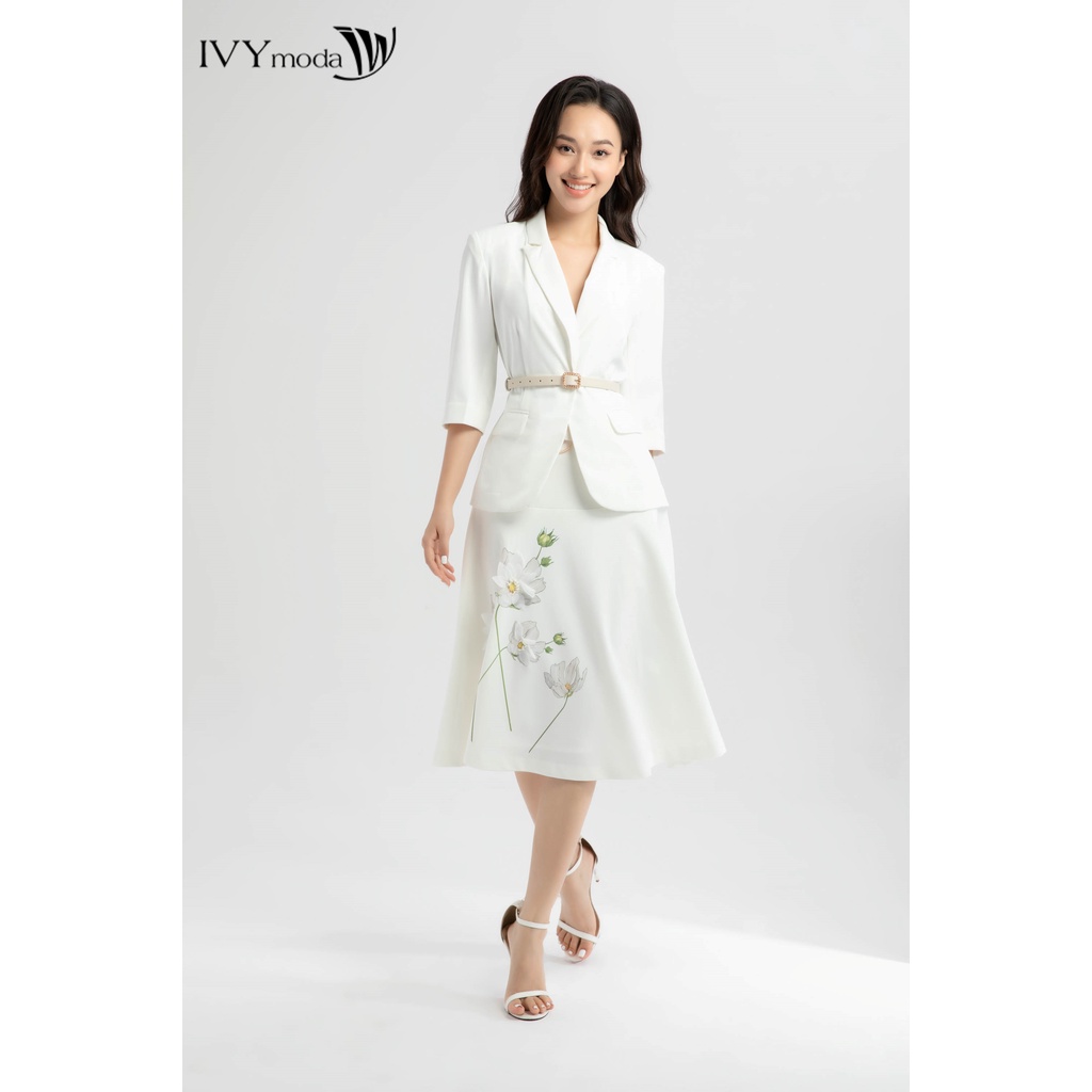 Áo vest nữ kèm đai da IVY moda MS 61M6368