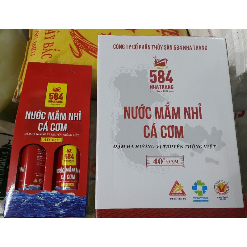 Nước Mắm 584 Nha Trang 40 độ đạm