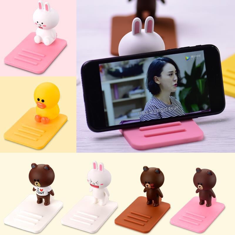 Kệ để điện thoại trên bàn taplo xe hơi xoay 360 độ hình gấu brown thỏ cony ... | BigBuy360 - bigbuy360.vn
