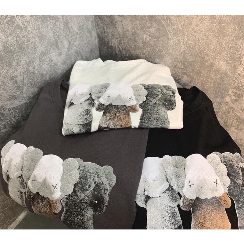 Áo Thun Nam Nữ In Gấu Bearbrick Chất Liệu Cotton Thoáng Mát Co Dãn 4C - AC138