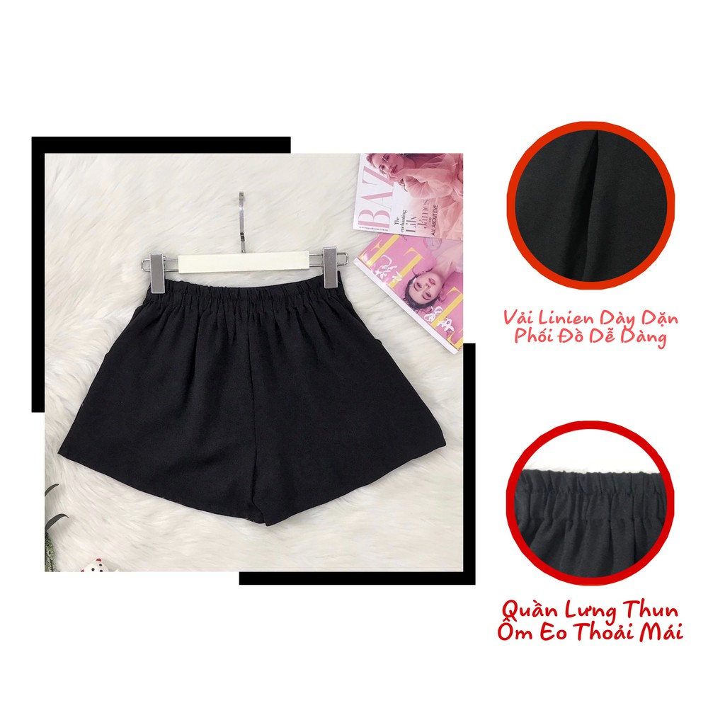 [FREESHIP 50K] QUẦN SHORT NGẮN NHIHOUSE71 LƯNG THUN ỐNG RỘNG LINIEN DÀY FREESIZE DƯỚI 55KG | BigBuy360 - bigbuy360.vn
