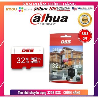 Thẻ nhớ DSS Mirco SD 32GB 80MB/s chuyên ghi hình cho camera