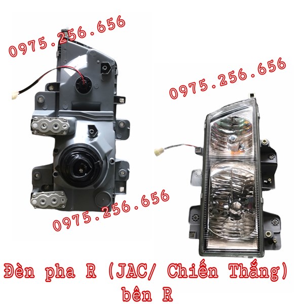 Đèn Pha R (JAC/CHIẾN THẮNG) TM03-1001-1(TM019 phụ tùng ô tô phụ tùng Hùng Lỳ
