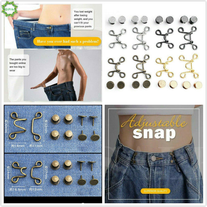 Set khuy thắt lưng có thể tháo rời tiện lợi 27 / 32mm phụ kiện thắt lưng nữ