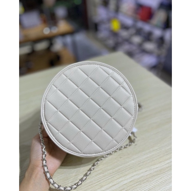 Túi ô trám tròn dây đeo chéo sz 18cm