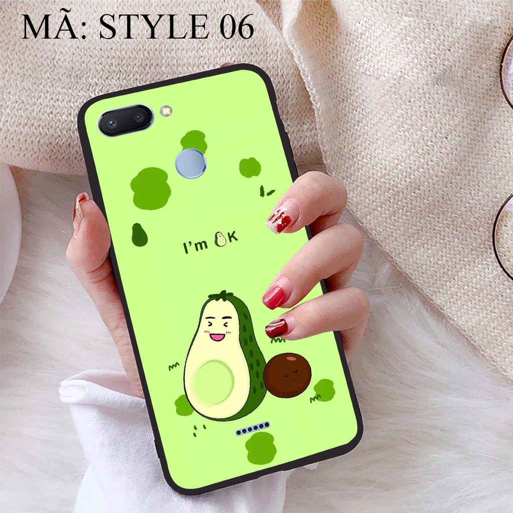 Ốp lưng Xiaomi Redmi 6 viền dẻo TPU BST Phong cách