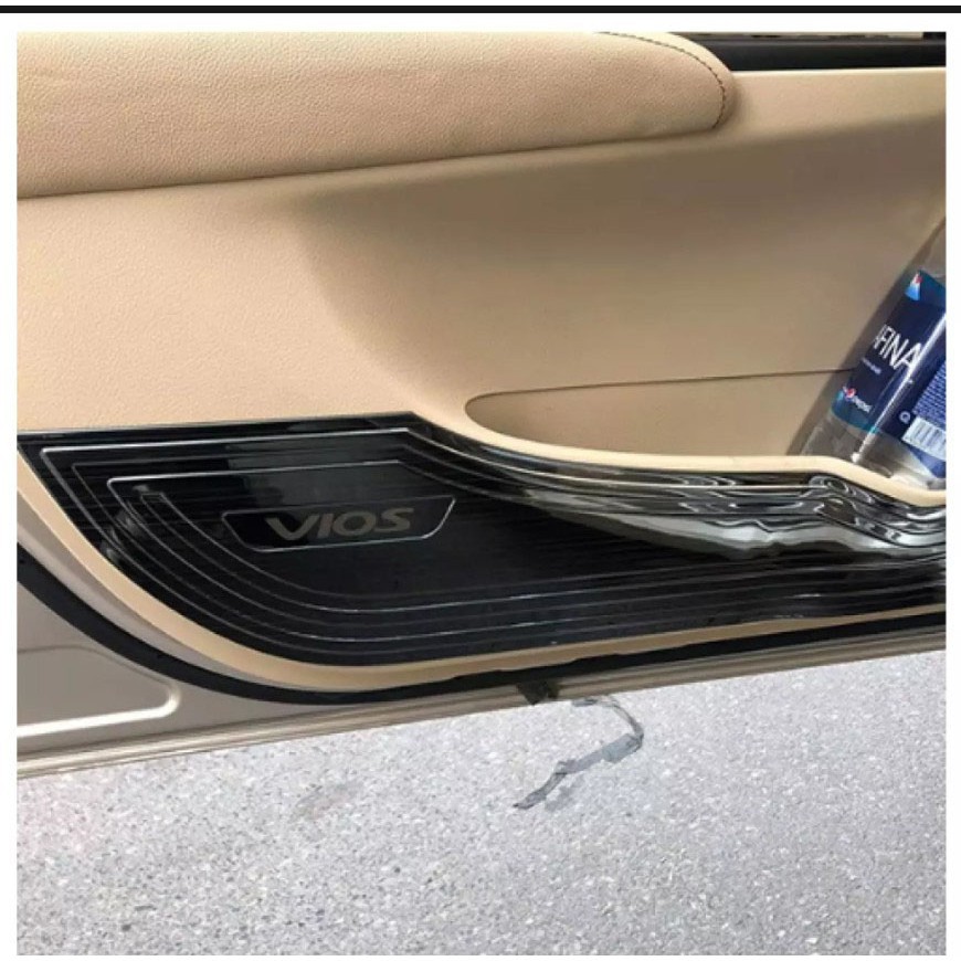 VIOS, bộ 4 ốp tapli cửa dành cho xe VIOS 2019 2020 tặng kèm 1 cuộn băng keo 3.M