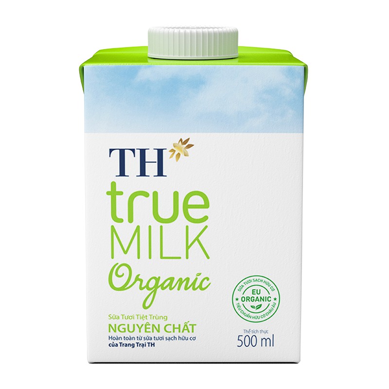 Thùng 12 Hộp Sữa Tươi Tiệt Trùng TH True Milk A2 - Organic