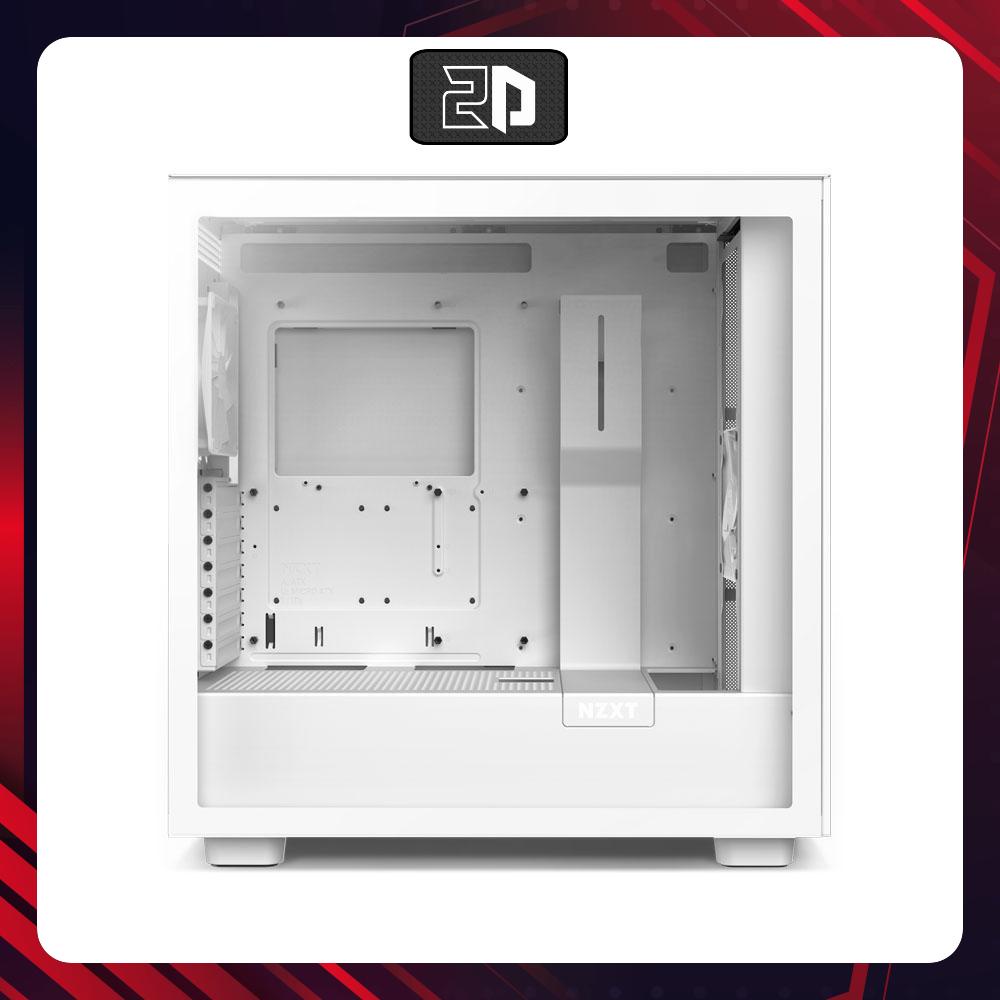 Vỏ case NZXT H7 Matte White - Mid Tower / Màu Trắng