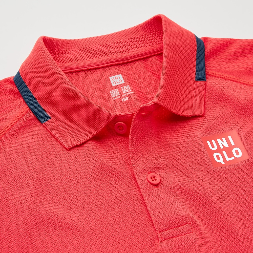 [Auth Uniqlo] Áo thể thao Tennis Uniqlo Roger Federer - Trẻ Em - Giải Pháp 2021