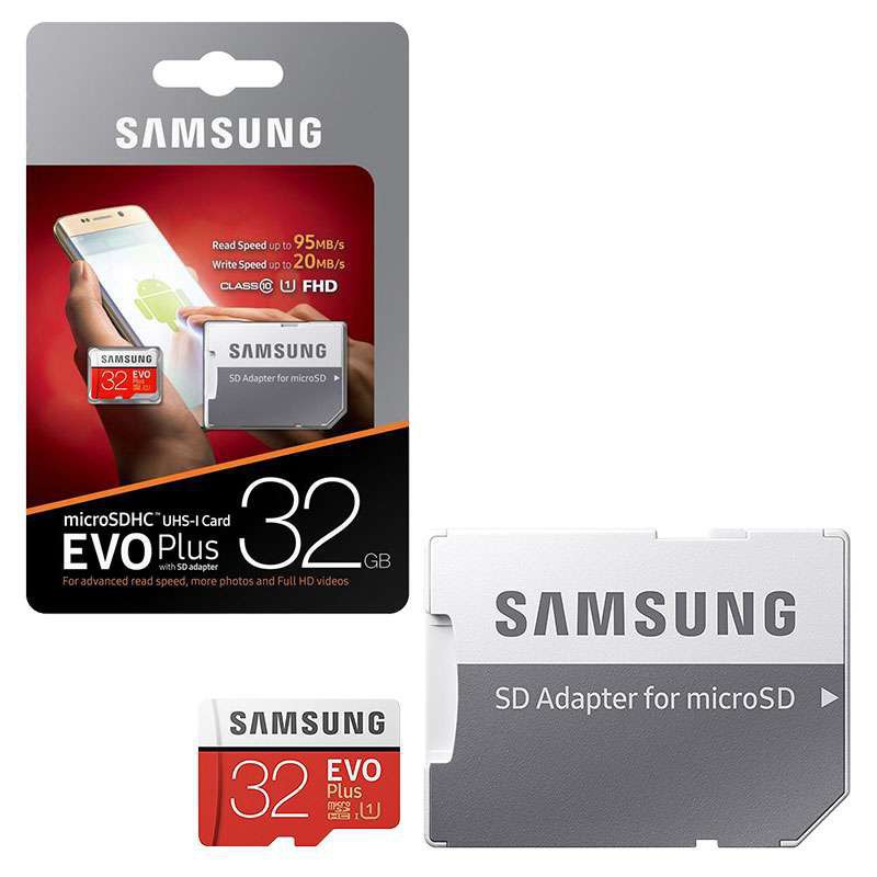 [GIÁ TỐT] Thẻ nhớ MicroSDXC Samsung Evo Plus 32/64/128GB UHS-I U3 100MB/s (Đỏ) + Tặng Adapter Samsung | BigBuy360 - bigbuy360.vn