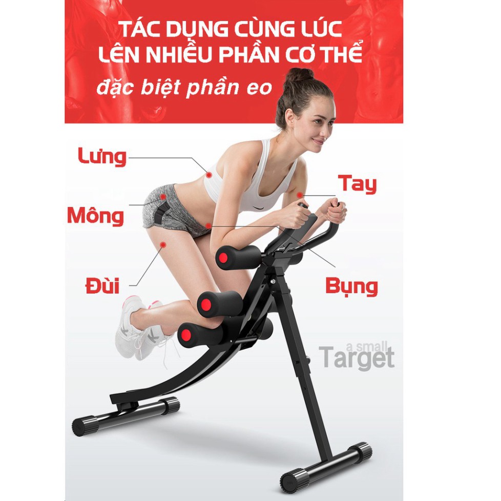 Máy tập Gym đa năng Jobur - tác động đồng thời lên cơ bụng, lưng, tay, ngực, hông, eo - nhanh chóng định hình vóc dáng