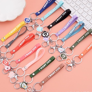 Móc khoá silicon hình dễ thương cứ te I WANT YOU