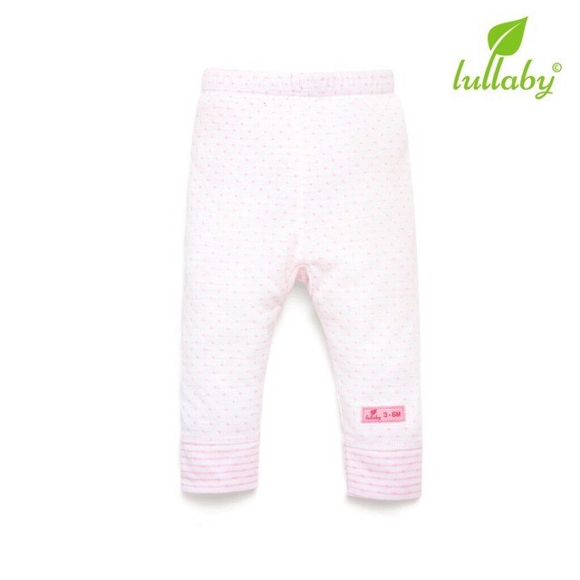 Quần dài đáp đũng bo gấu Lullaby NH04-18 cho bé 3.2-16kg