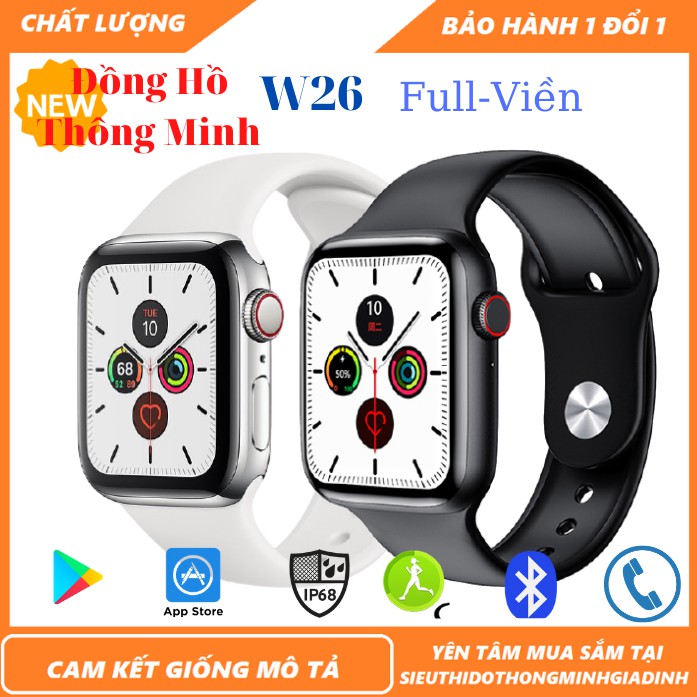 [Mã 157ELSALE hoàn 7% đơn 300K] Đồng hồ thông minh Watch 6 - Smart watch W26