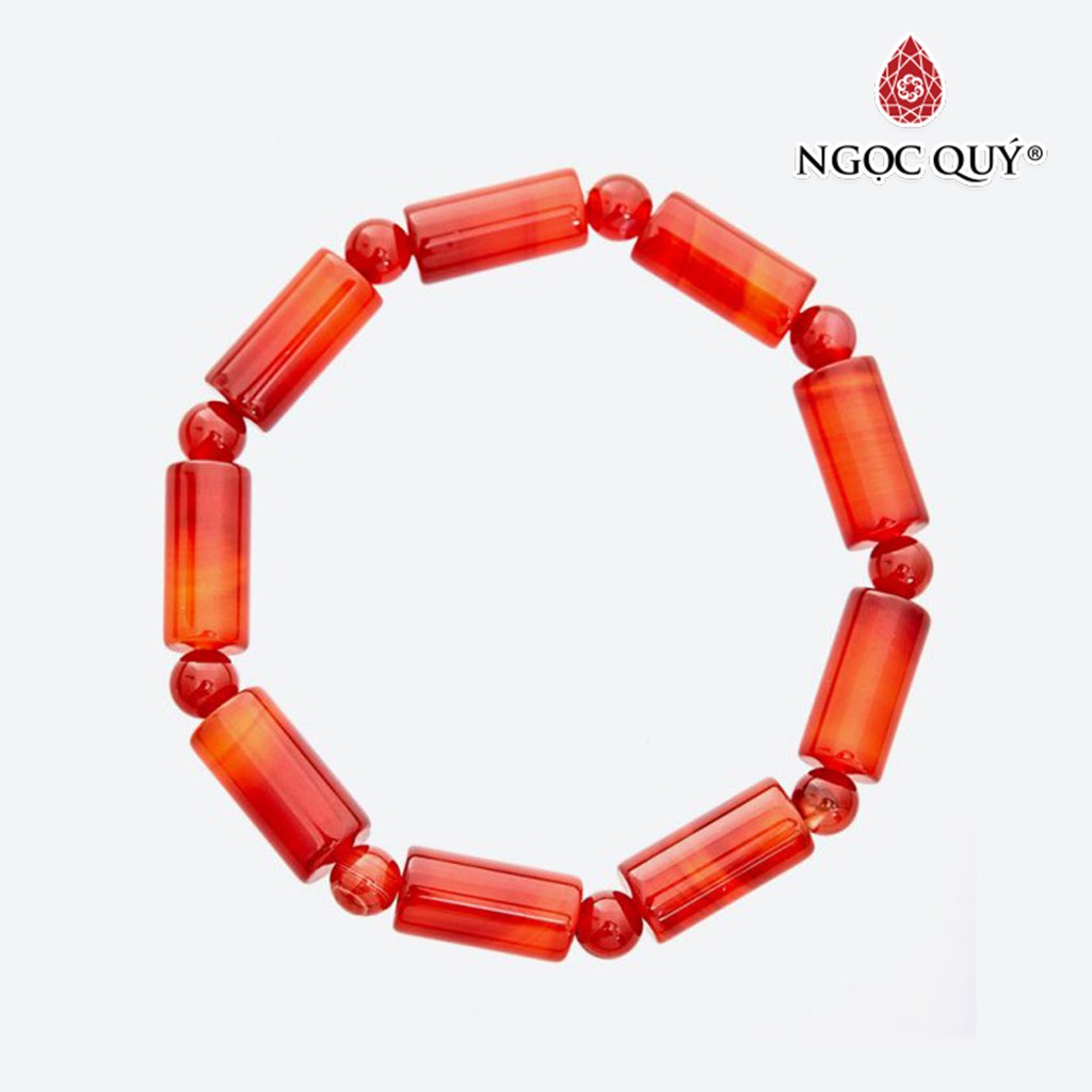 Vòng Tay Mã Não Đỏ Đốt Trúc - Ngọc Quý