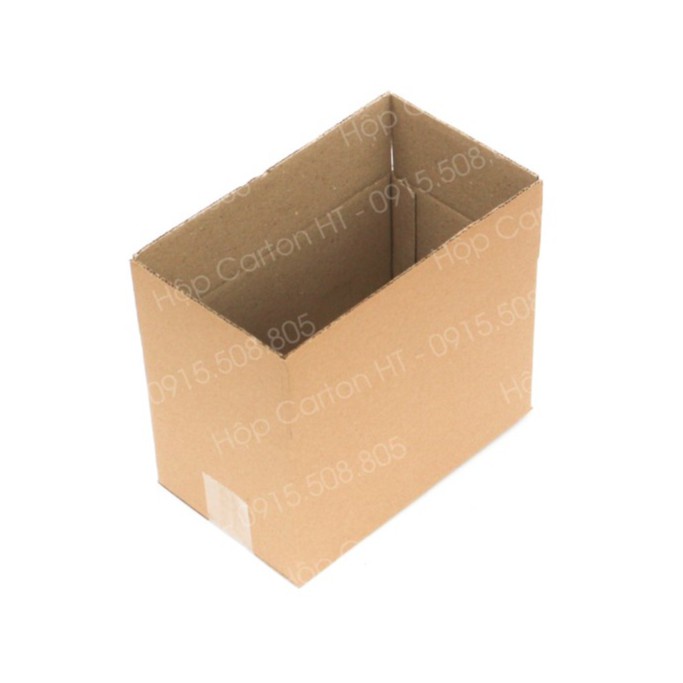 Combo 100 hộp carton đóng hàng 25x15x15 size lớn đựng giày dép, phụ kiện đồ gia dụng giá rẻ - Hộp Carton HT