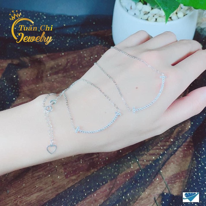 Vòng Cổ Bạc Nữ ⚡FREESHIP⚡ Dây Chuyền Bạc Kiểu Dáng Hình Mặt Cười An Nhiên, Hạnh Phúc Dành Cho Phái Đẹp