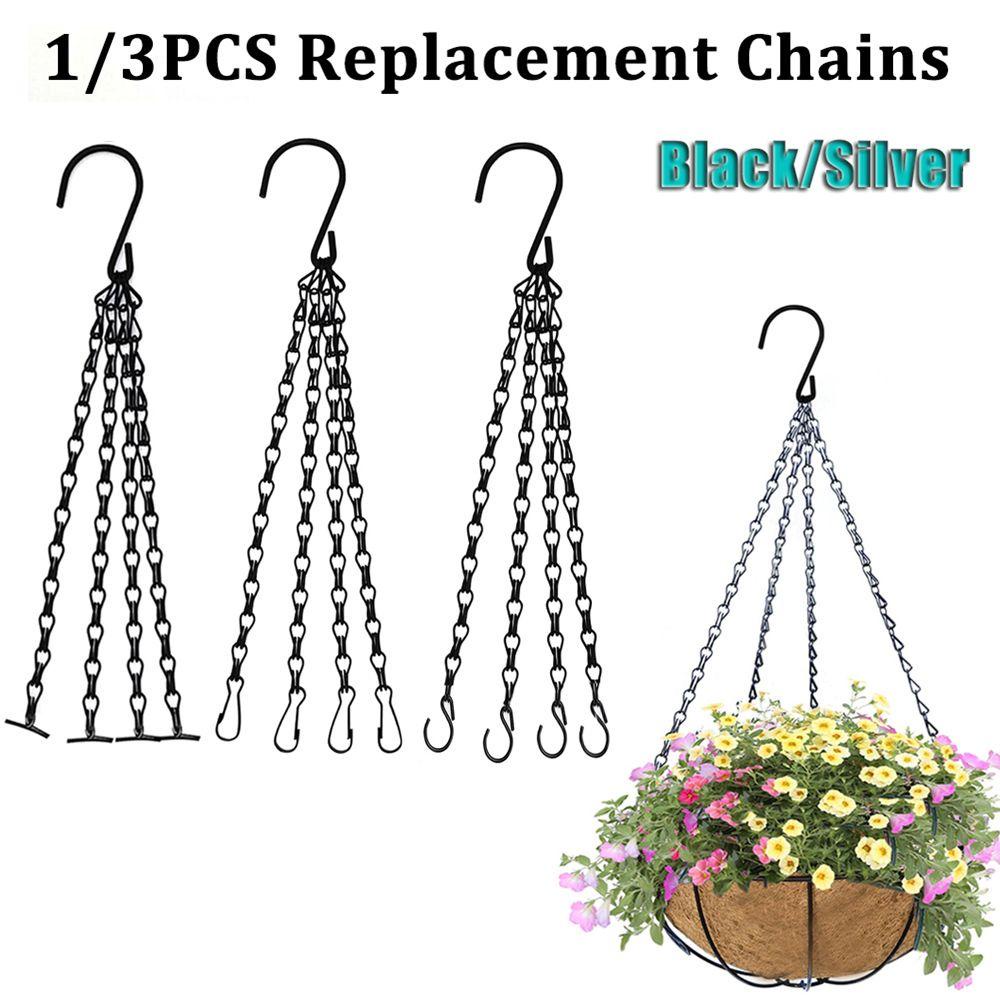 Bộ 1 / 3 Dây Xích Treo Chậu Hoa 14 &quot;|Móc Treo Cây Cảnh Thay Thế Tiện Dụng