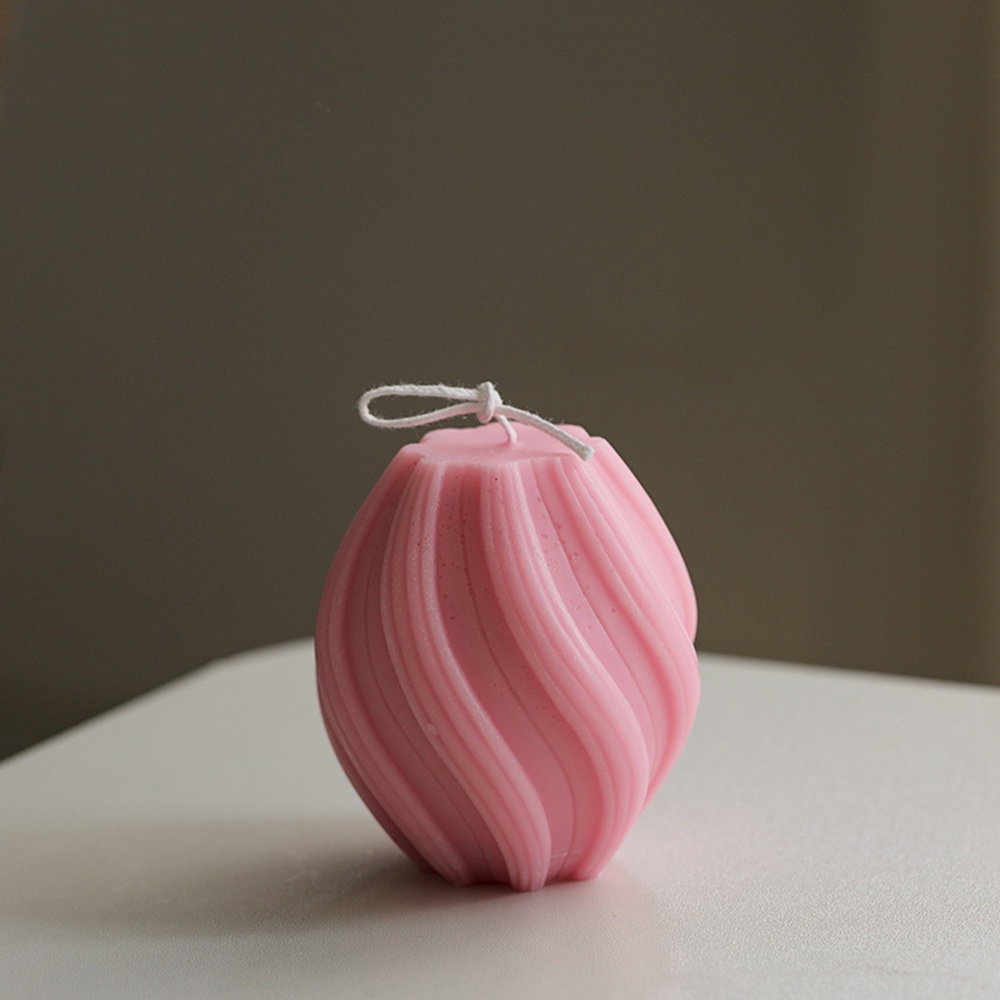 Khuôn Silicone Tạo Hình Làm Nến Thơm Hình Hành Tinh Xoắn Ốc 3D DIY