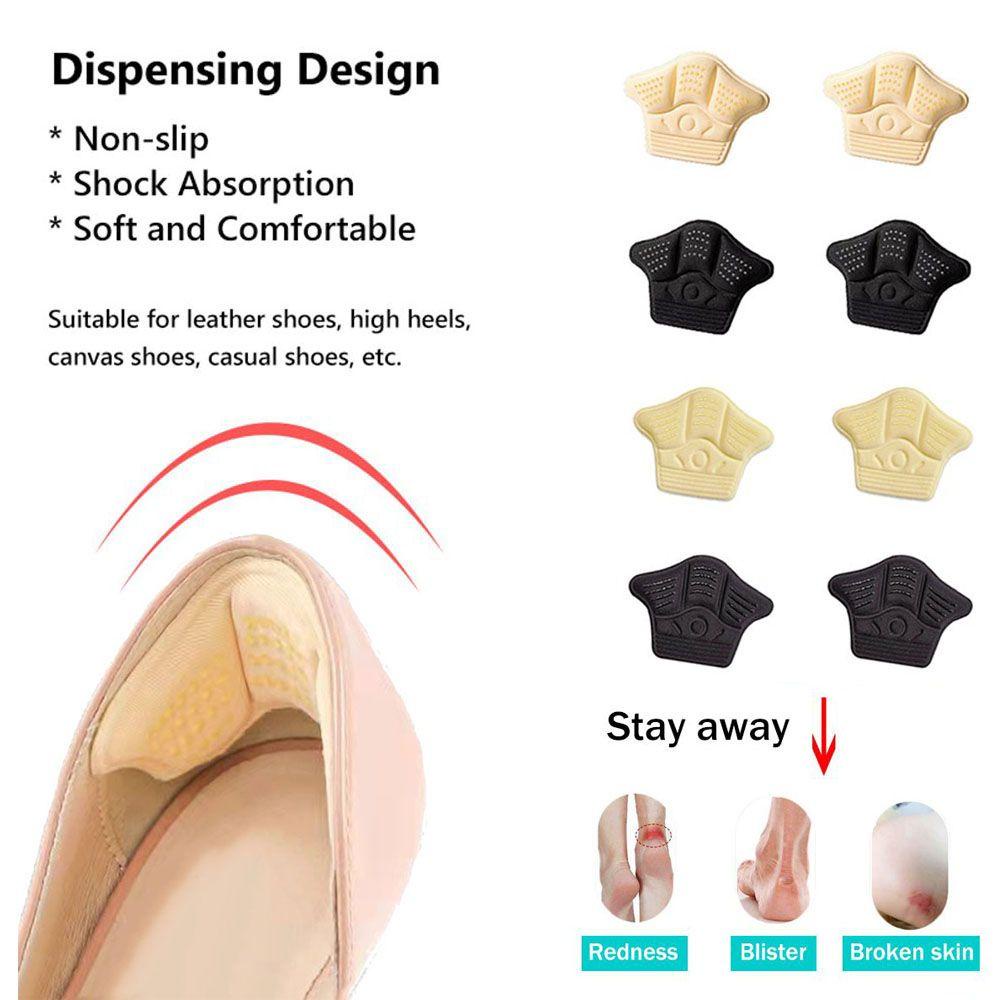 MOILYVN Set 2 Miếng Đệm Lót Gót Chân Thể Thao Giảm Đau Tái Sử Dụng Được Dành Cho Nam Và Nữ