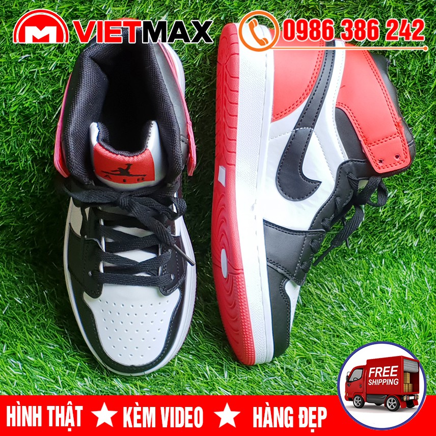 💎 [GIÁ SỐC] Giày Thể Thao Jordan 1 Đỏ Trắng Nam Nữ | BigBuy360 - bigbuy360.vn