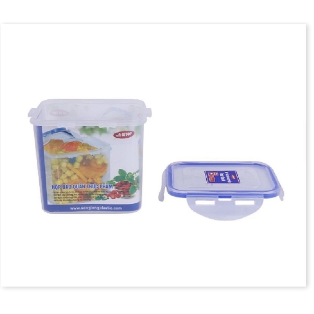 Hộp bảo quản thực phẩm 4 khóa 2505 - 850ml Song Long