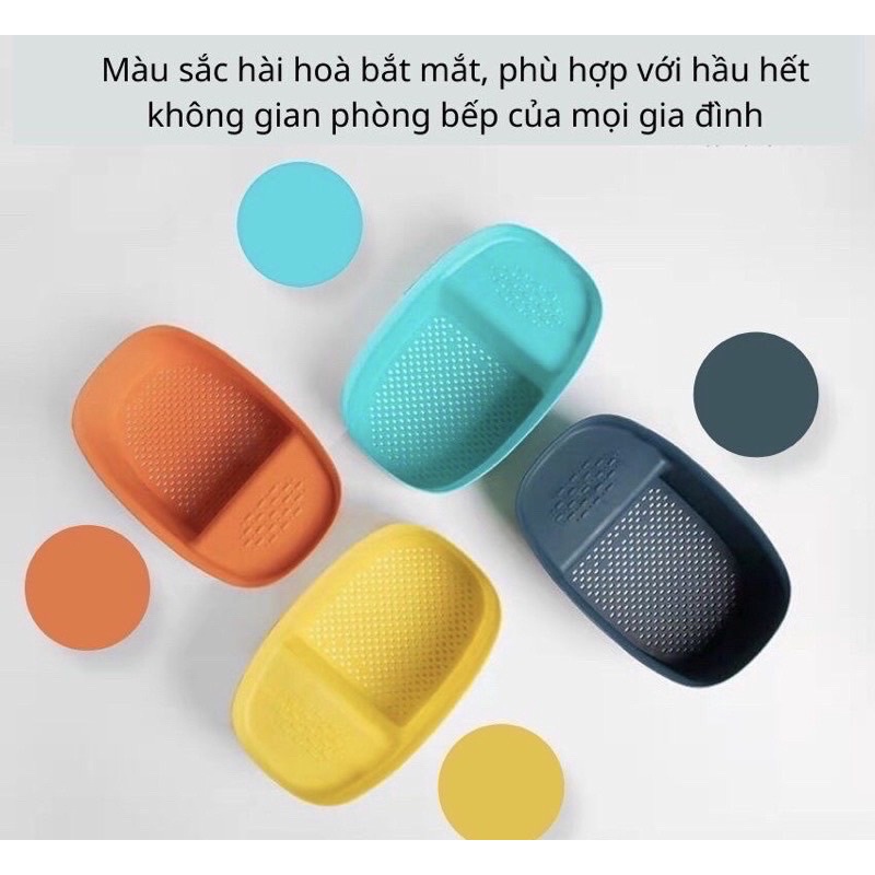 Khay lọc rác - Khay đựng đồ rửa bát chén tiện lợi - Khay nhựa treo bồn