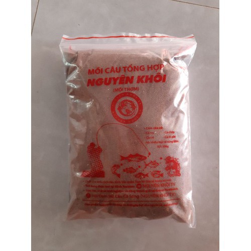 [1KG]COMBO 2 GÓI MỒI CÂU CÁ NGUYÊN KHÔI ĐỎ CHÍNH GỐC-CÁM CÂU CÁ NGUYÊN KHÔI