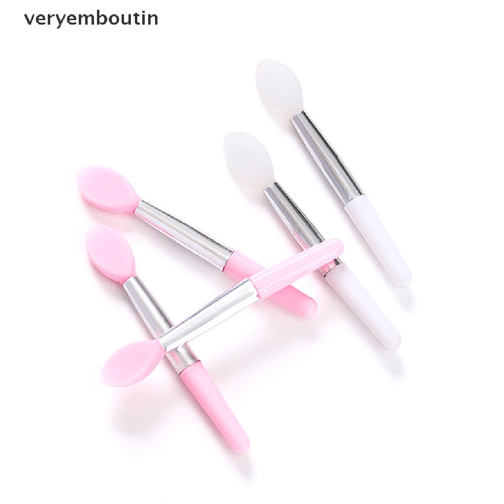 [Hàng mới về] Bộ 10 cọ trang điểm môi mini bằng silicone