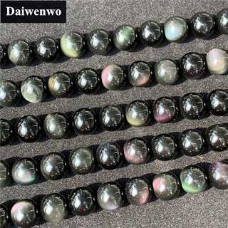 5A Colorful Obsidiam Double Eye Natural Stone Beads 6-14mm DIY for Jewelry