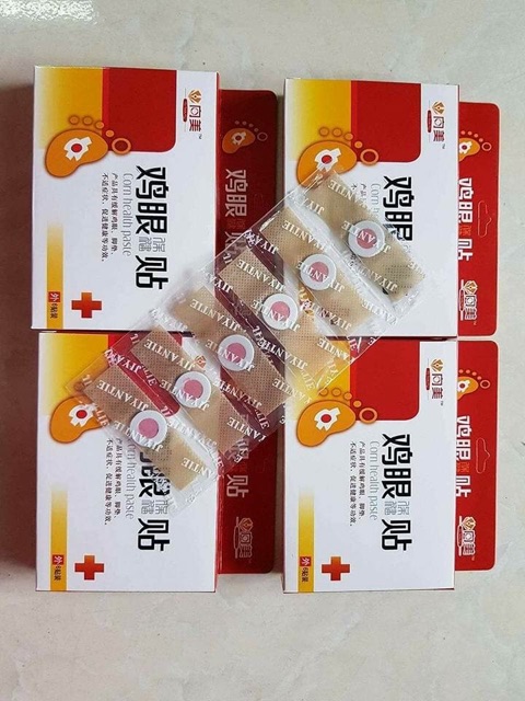 LT 3 Hộp Miếng Dán Plasters Trị Tận Gốc Mụn Cơm Mụn Cóc Mắt Cá Chân