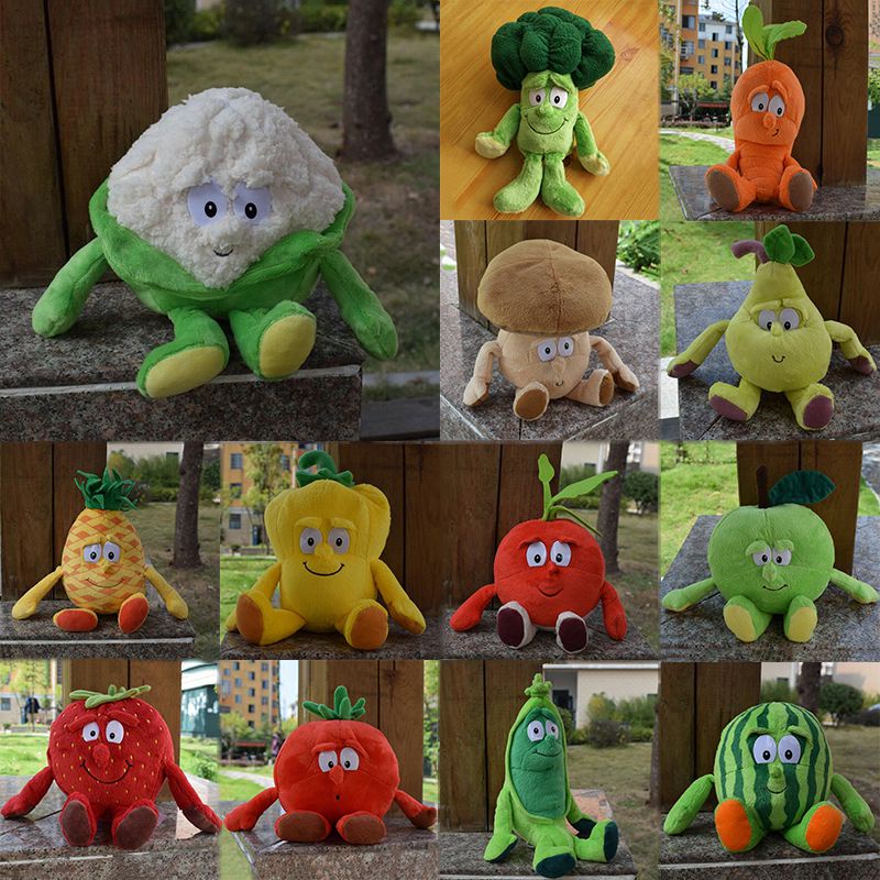 Gối Nhồi Bông Mềm Mại Hình Rau Củ Quả Dễ Thương Cho Bé