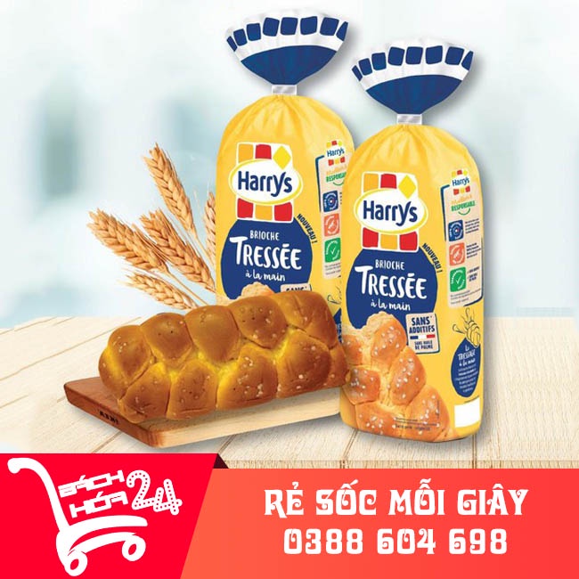 Bánh mì hoa cúc Pháp Harrys Date mới [CHÍNH HÃNG]