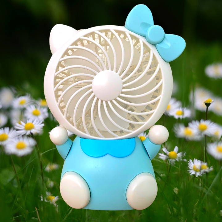 Quạt cầm tay để bàn mini DianDi 01 thiết kế dễ thương sạc usb tích điện