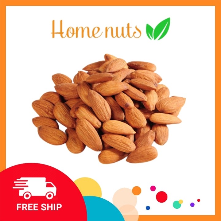 Hạnh nhân tách vỏ nhập khẩu Mỹ nướng mộc nguyên vị không tẩm ướp - Home Nuts