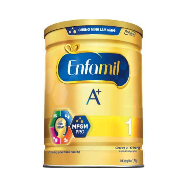 Sữa Bột Enfamil A+ 1 1.7kg (0-6 tháng)