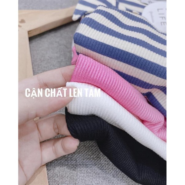 0706AN - ÁO POLO NỮ CHẤT LEN TĂM CO DÃN