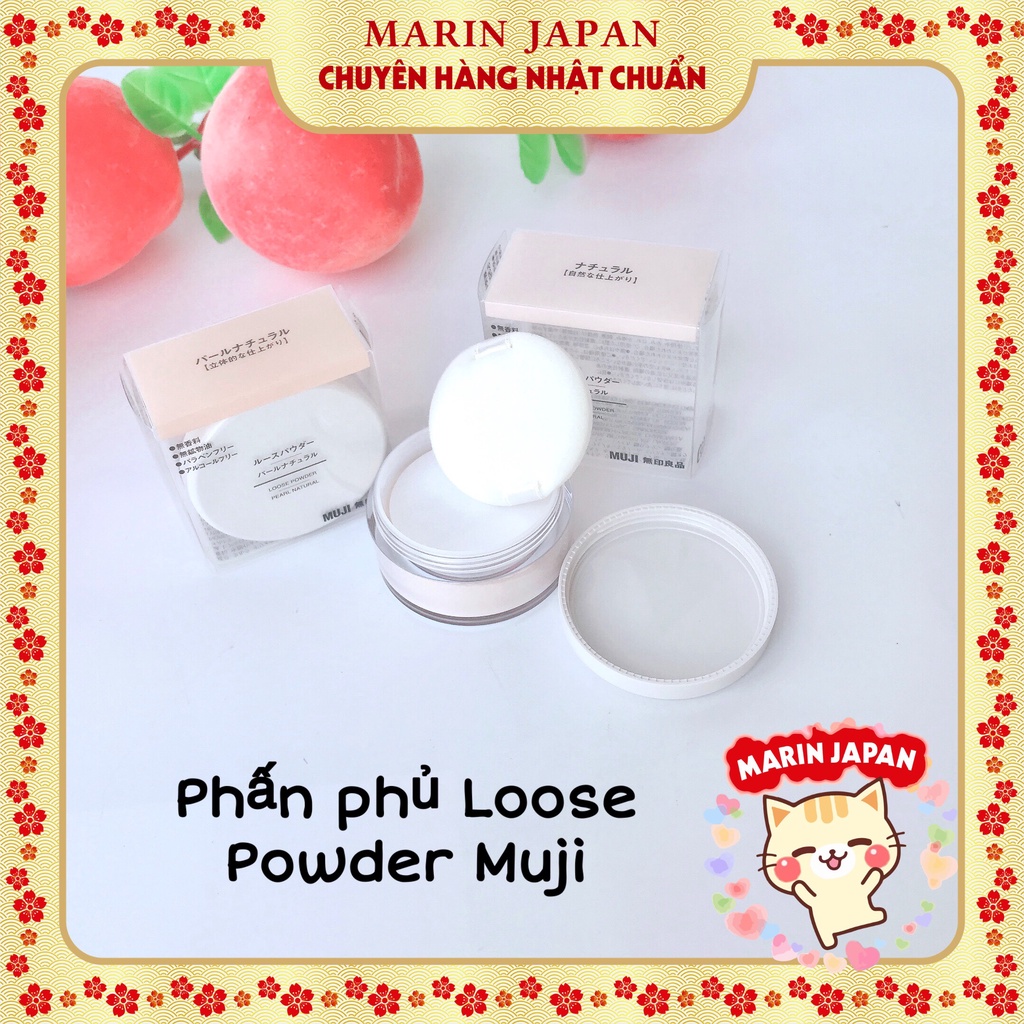 (SALE)Phấn phủ dạng phấn bột của Muji Nhật Bản