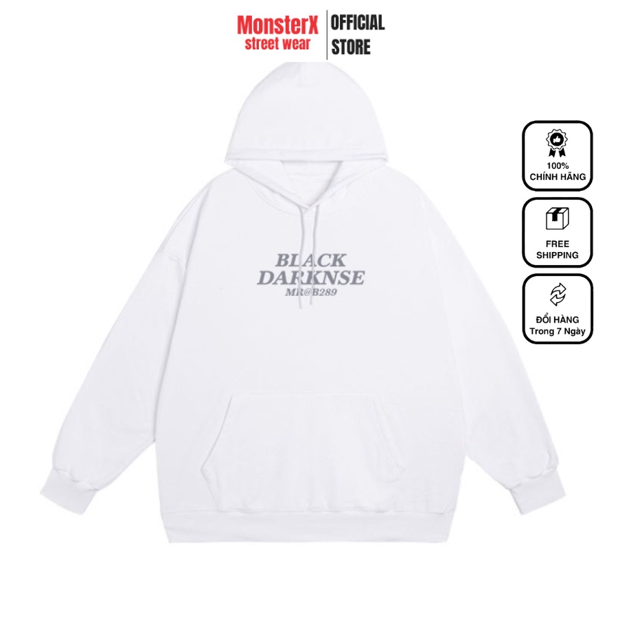 Áo hoodie nỉ bông Monster X Street Chúa DarkSide nam nữ form rộng thu đông Local Brand