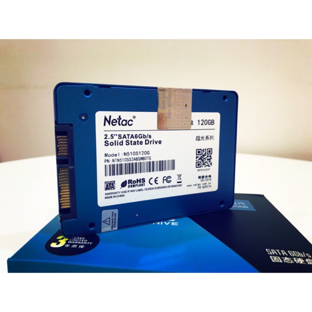 Ổ cứng SSD 120GB Netac N535S SATA III 6GB/s 2.5 inch- Bảo hành 36 tháng