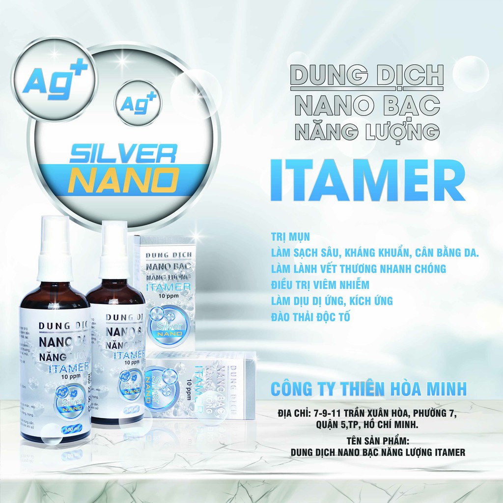 Dung dịch Nano Bạc Năng Lượng ITAMER - Silver Nano