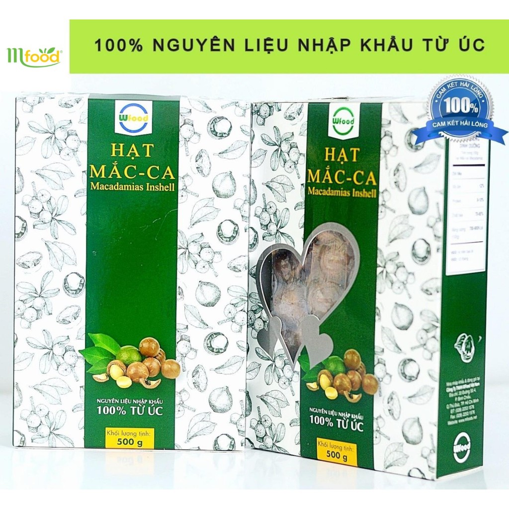 Hạt MẮC CA NHẬP KHẨU 100% ÚC 500gr (Nứt Vỏ Tự Nhiên)