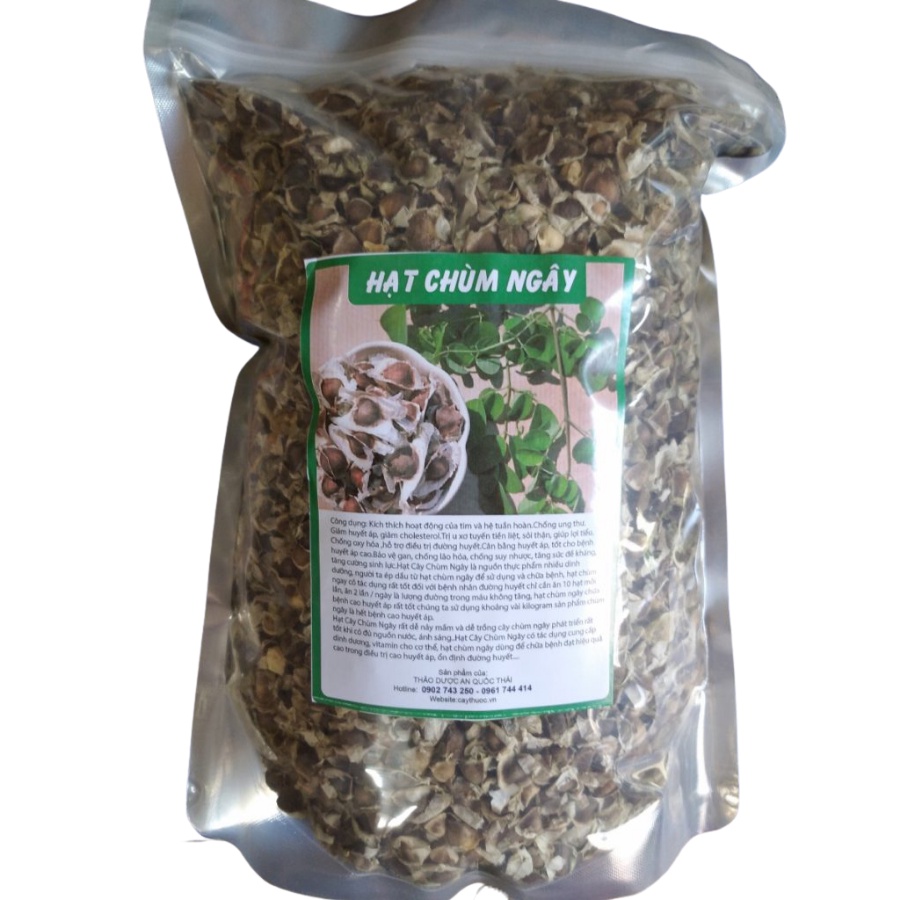 Hạt Chùm Ngây Sấy Khô 500g [NGUYÊN CHẤT] Hạt Vạn Năng Giúp Khỏe Mạnh, Làm Đẹp, Ngủ Ngon