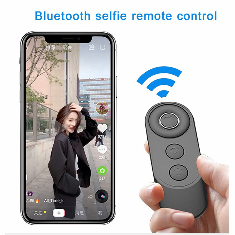 Điều Khiển Chụp Ảnh Từ Xa Bluetooth Không Dây Mini Nút Bấm Cho Iphone Vcs02