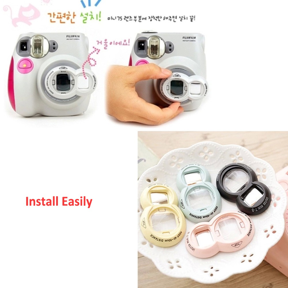 Ống kính chụp cận cảnh cho máy ảnh Fujifilm Instax Mini 7s 8 9