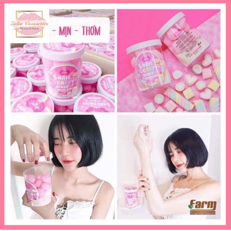 [FREE SHIP] Kẹo Tắm Trắng Snail Candy Thái Lan Chính Hãng