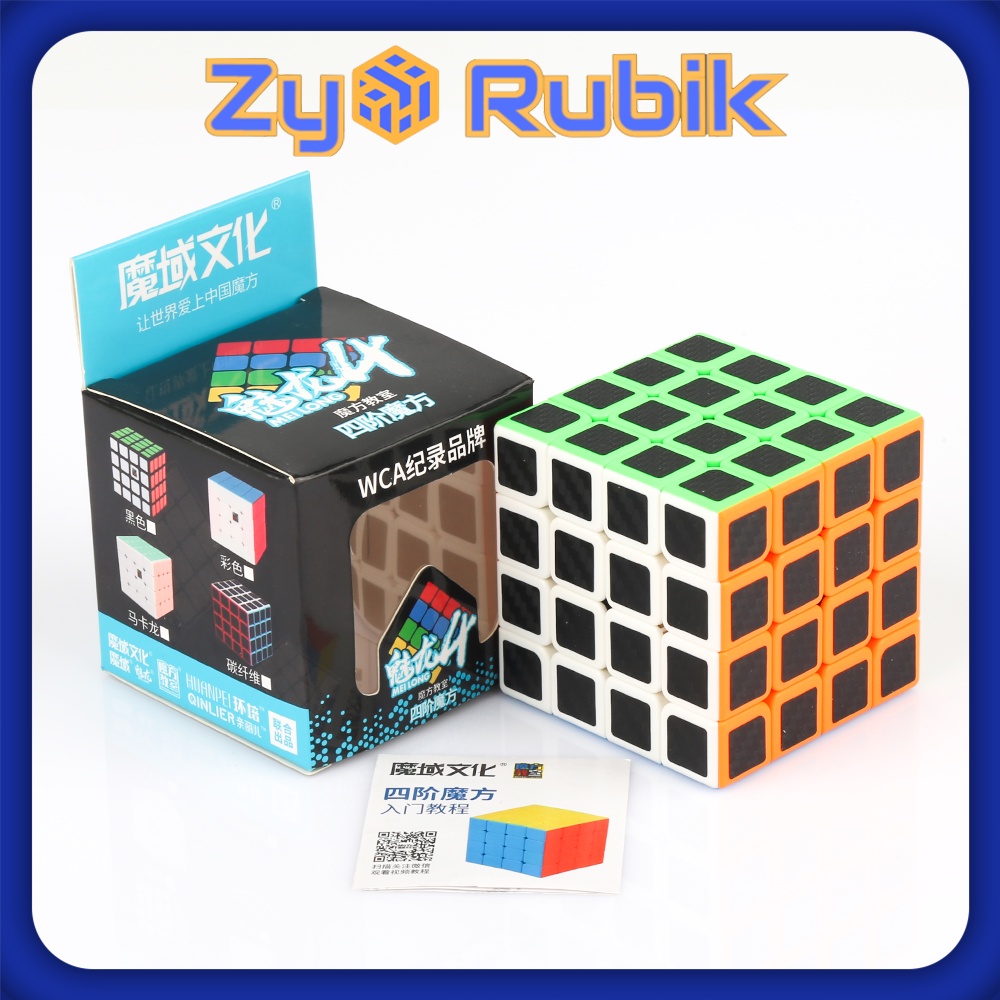 Rubik 4x4 Carbon MoYu MeiLong - Đồ Chơi Rubik Khối Lập Phương Rubik 4 Tầng Carbon Moyu Meilong - Zyo Rubik